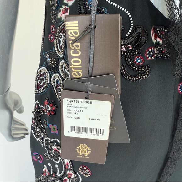 NEW!!! Roberto Cavalli women dress size 42IT or 6 US Authentic Retail 7080$ - Picture 6 of 16